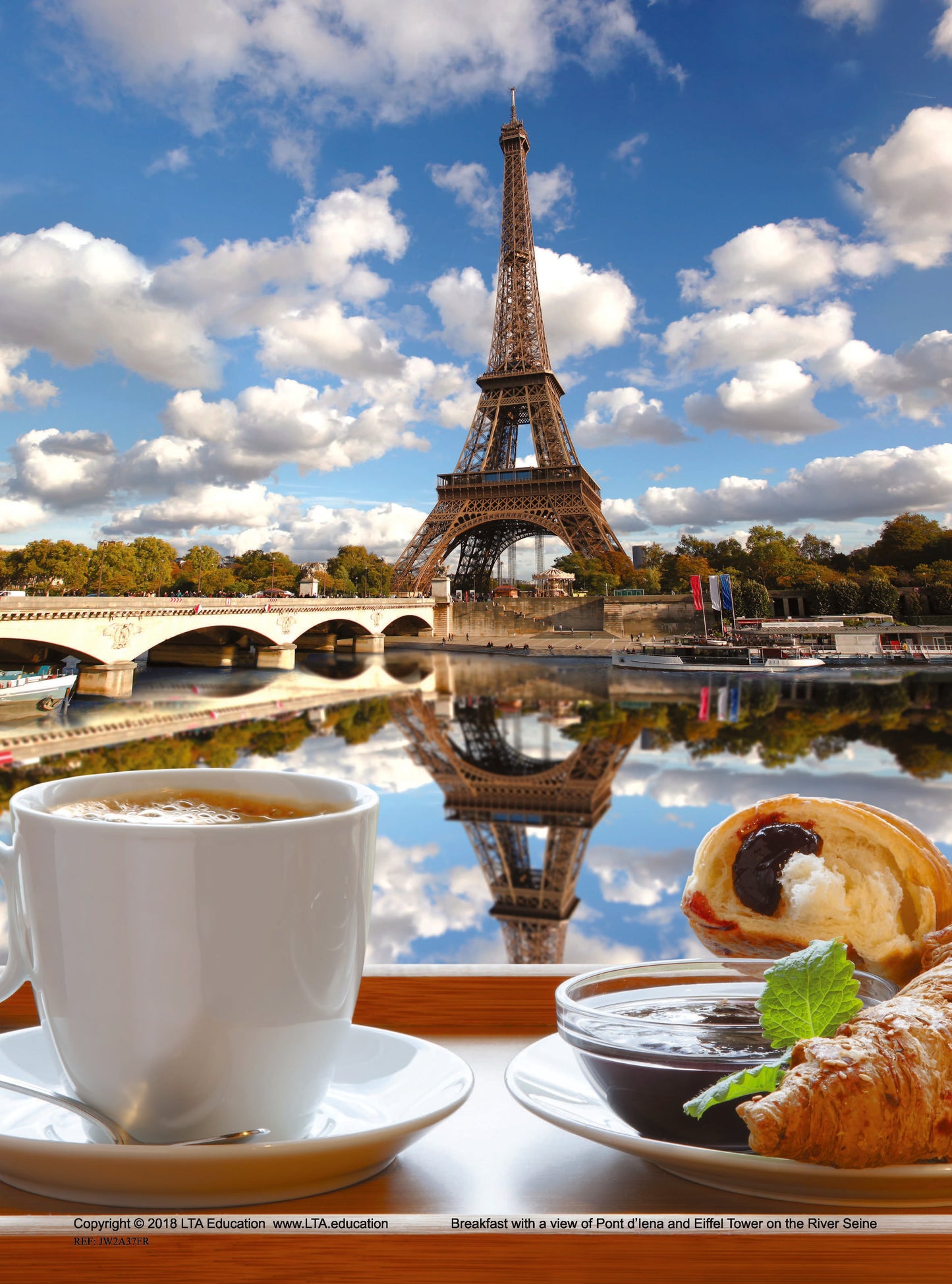 Jigsaw - Breakfast view Eiffel