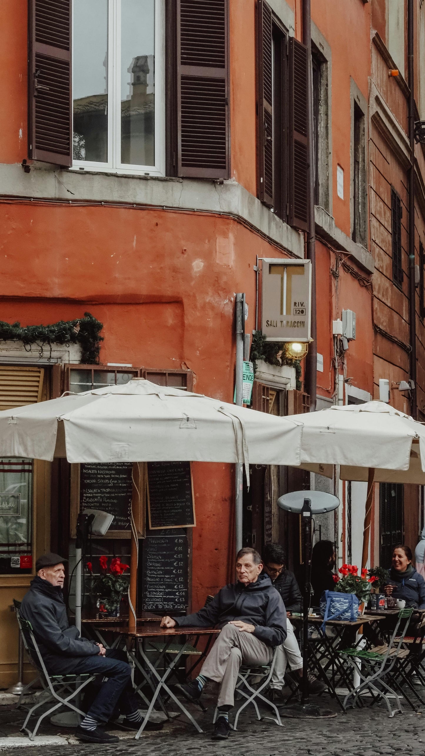Outdoor cafe, Rome, Italy