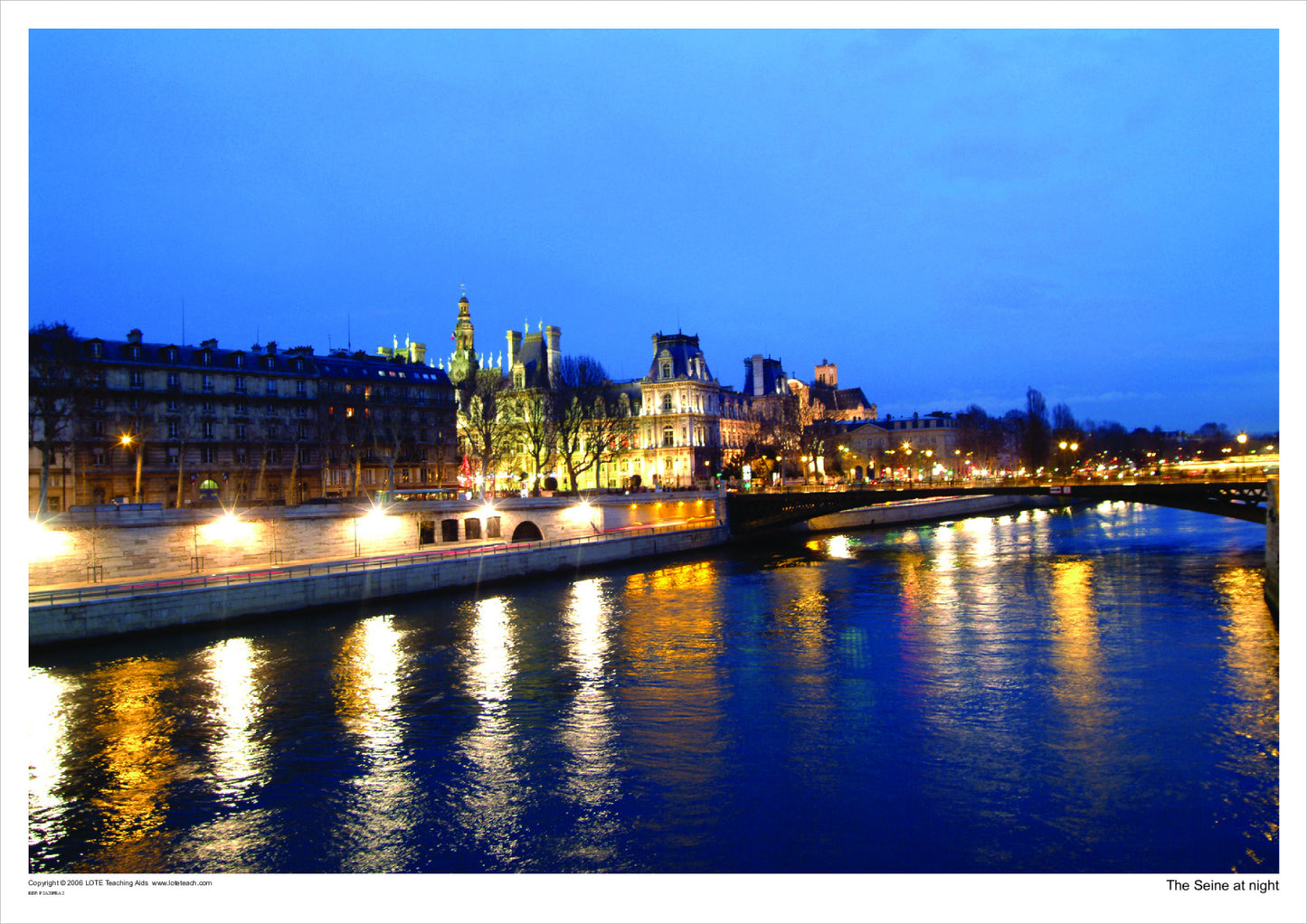 The Seine at night