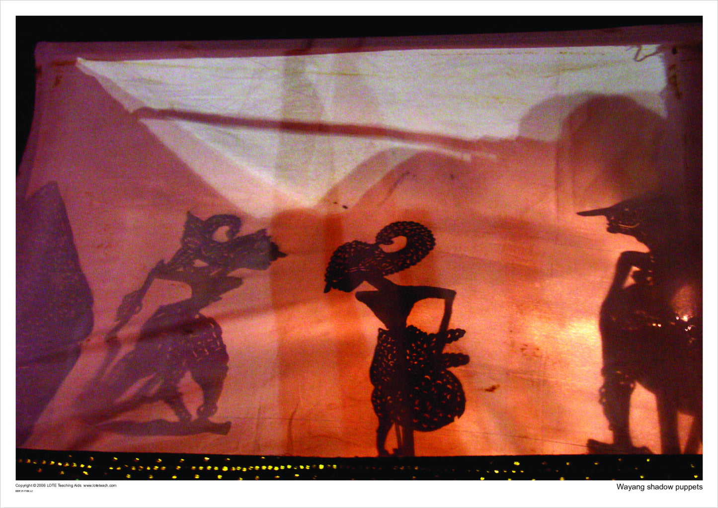 Wayang shadow puppets