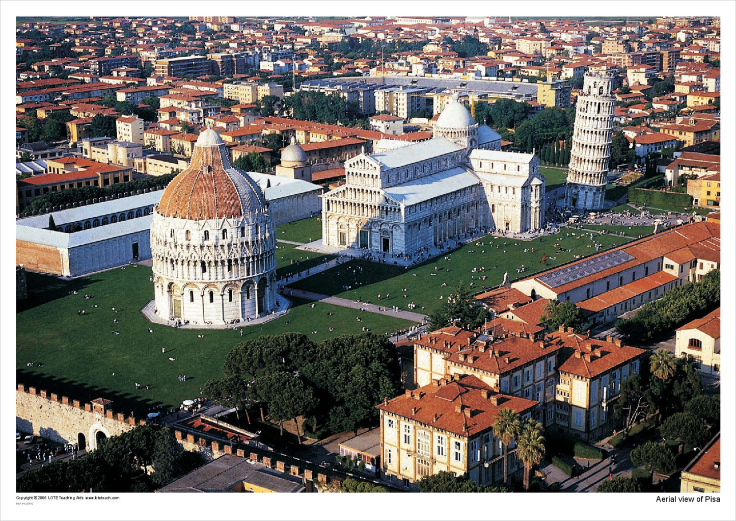 Aerial view of Pisa