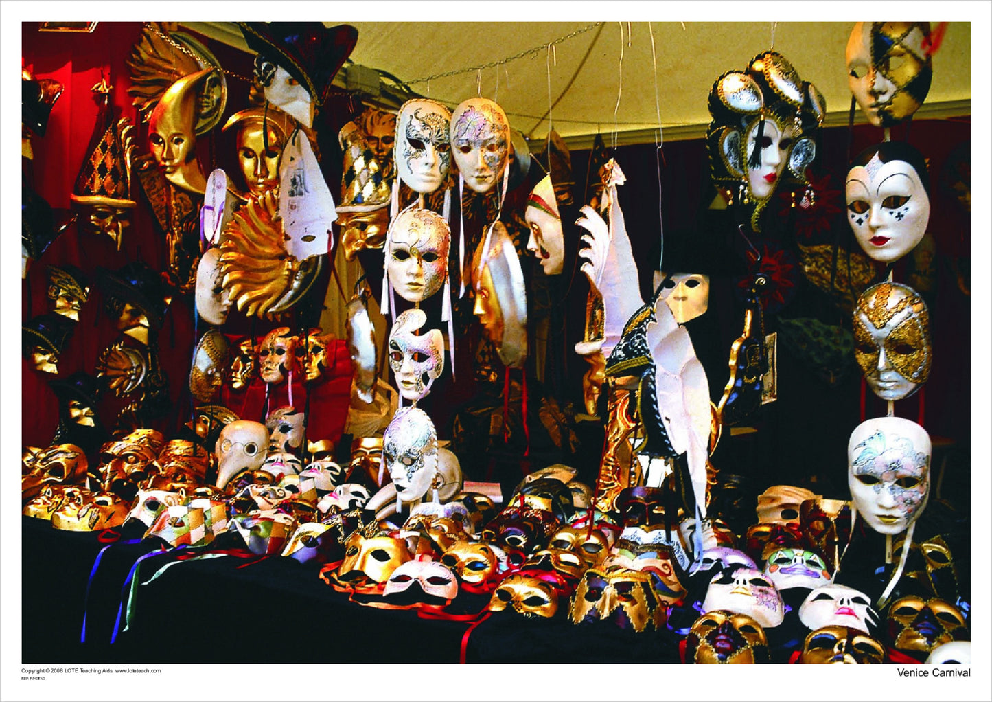 Venice Carnival Mask Stall