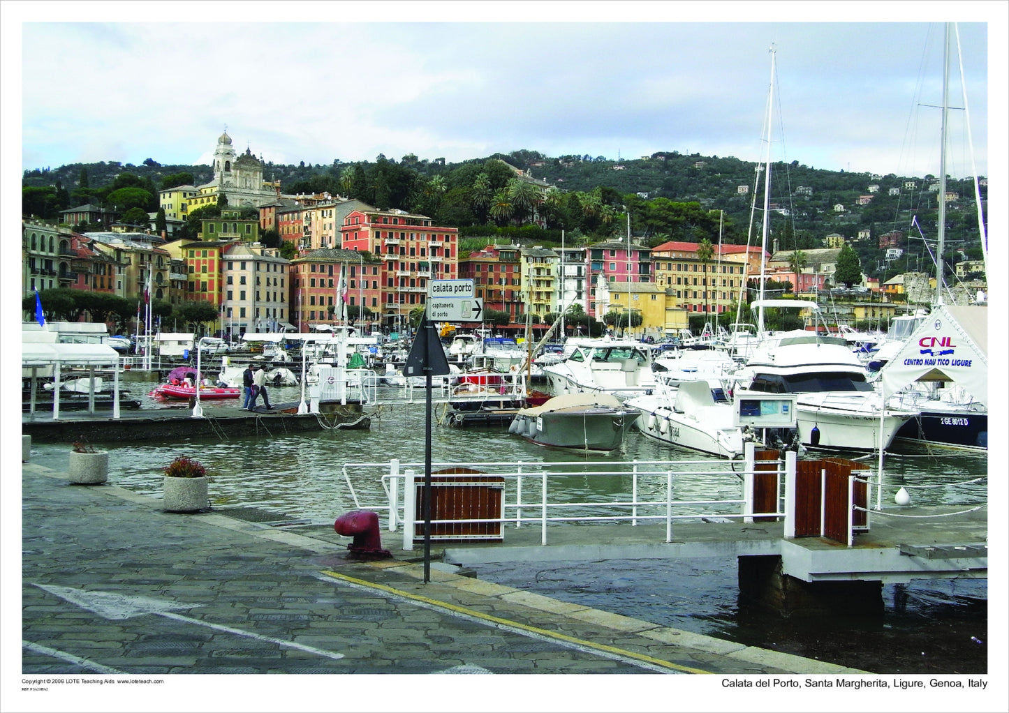 Calata del Porto, Santa Margherita, Ligure, Genoa, Italy