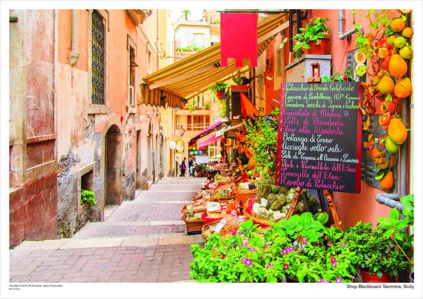 Shop Blackboard Taormina, Sicily