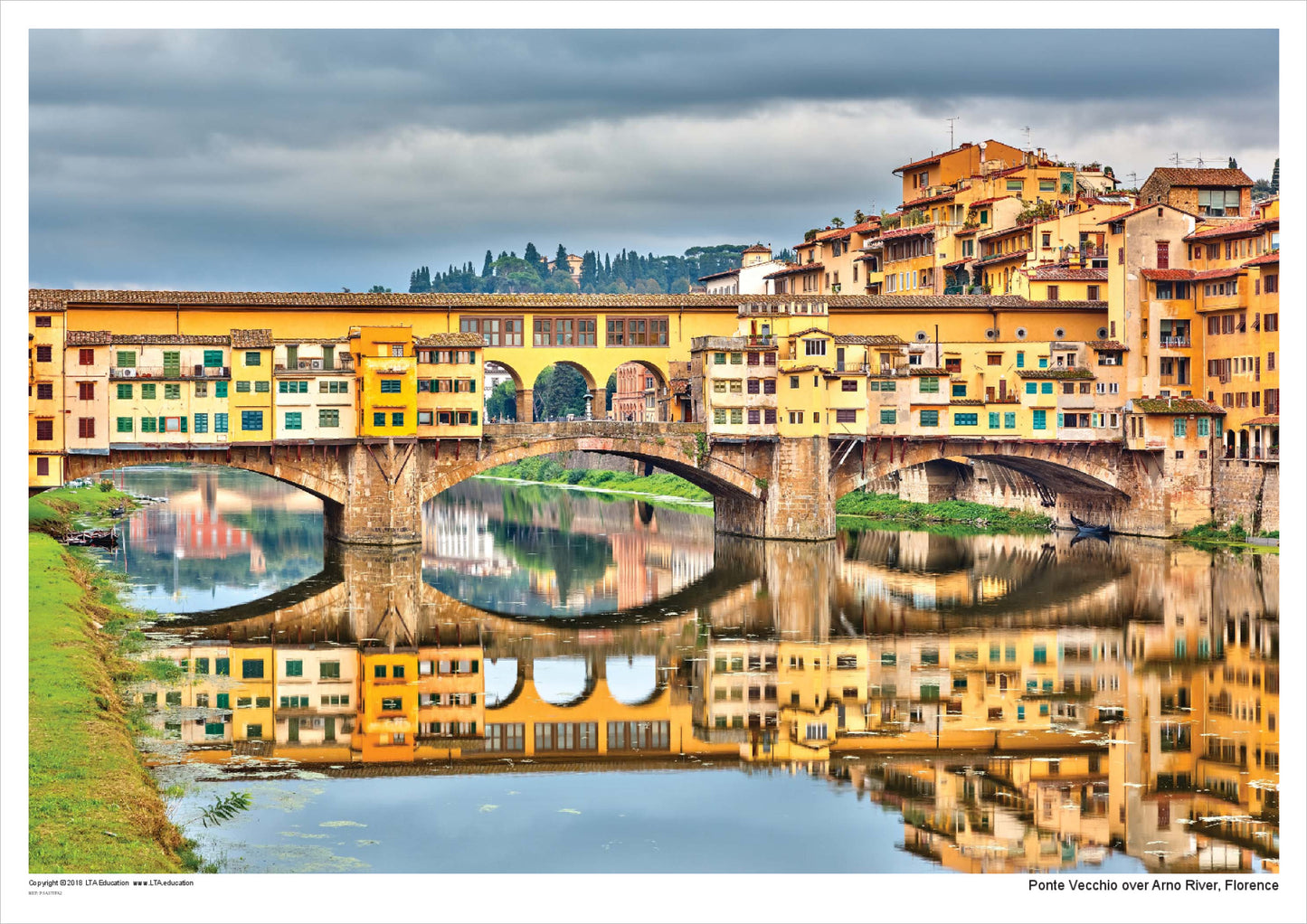 Ponte Vecchio over Arno River Florence, Italy
