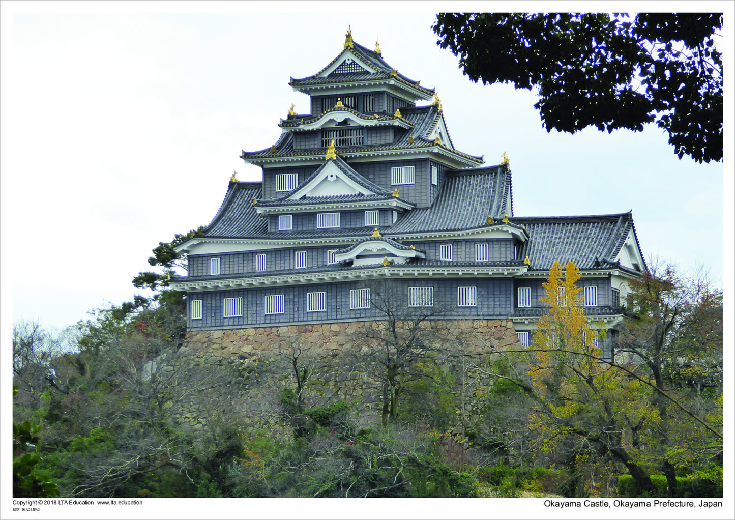 Okayama Castle, Okayama Prefecture, Japan