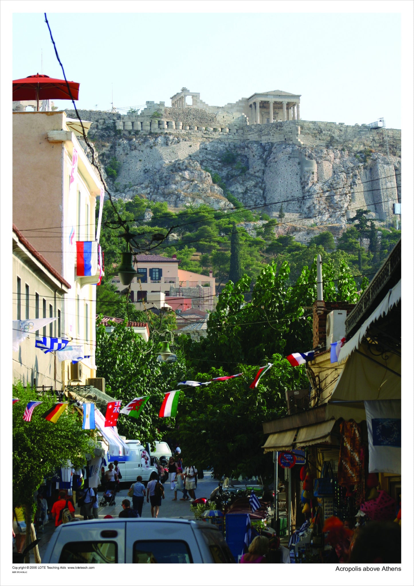 Acropolis above Athens