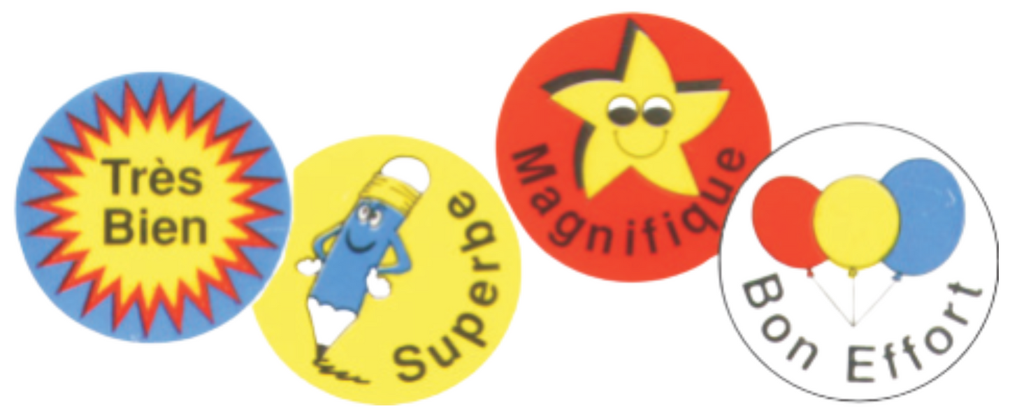 French Reward Stickers 1