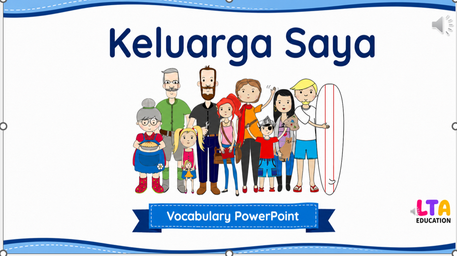 Indonesian Family Vocabulary PowerPoint – Digital Download