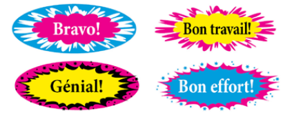 French Reward Stickers 2