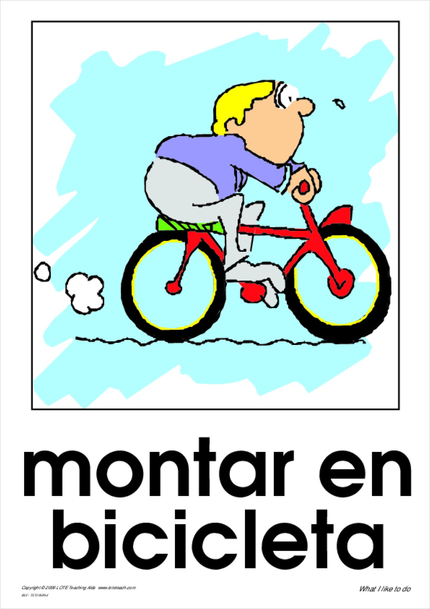 'What I like to do' Theme Cards