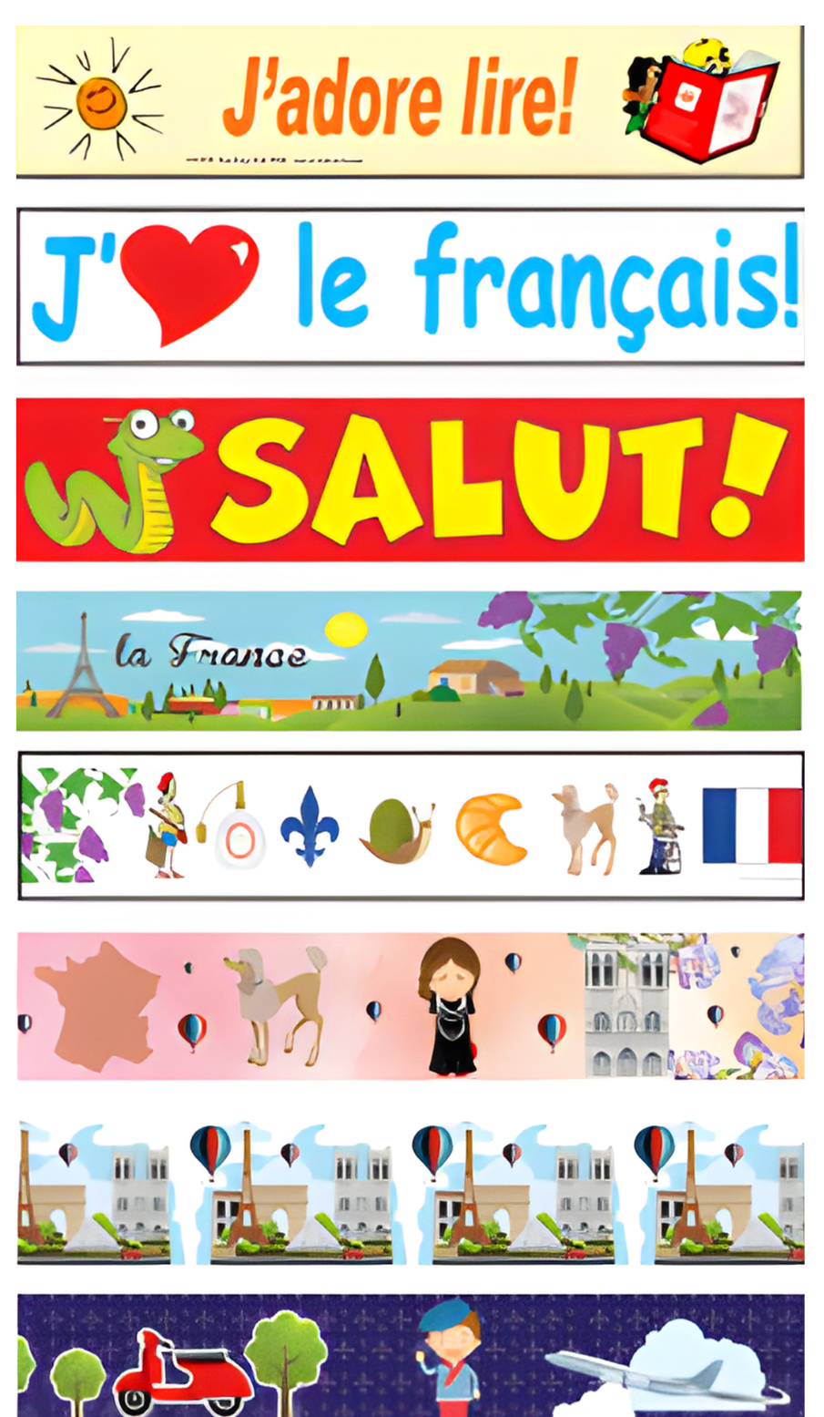 French Bookmark Mixed Pack