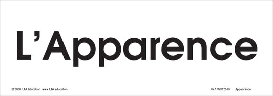 Appearance Word Cards