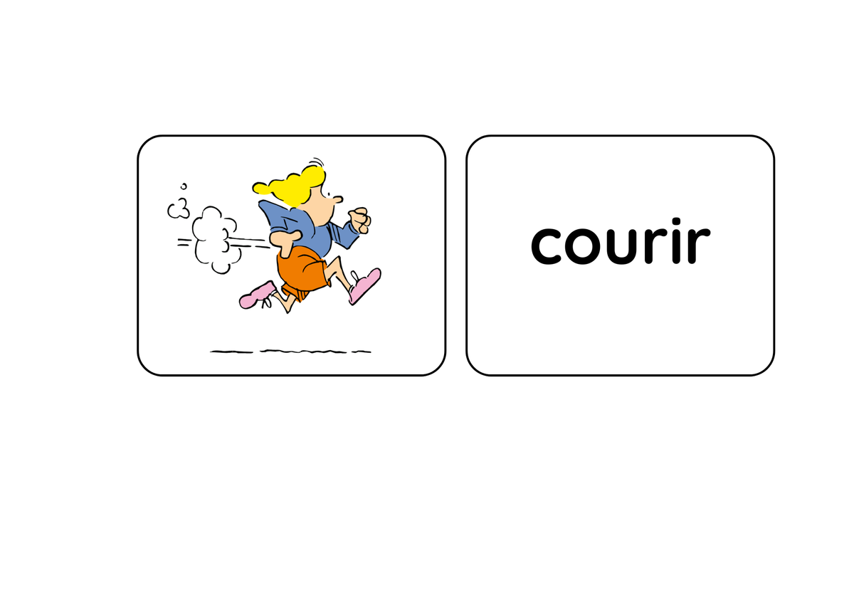 Actions Mix and Match Card Set