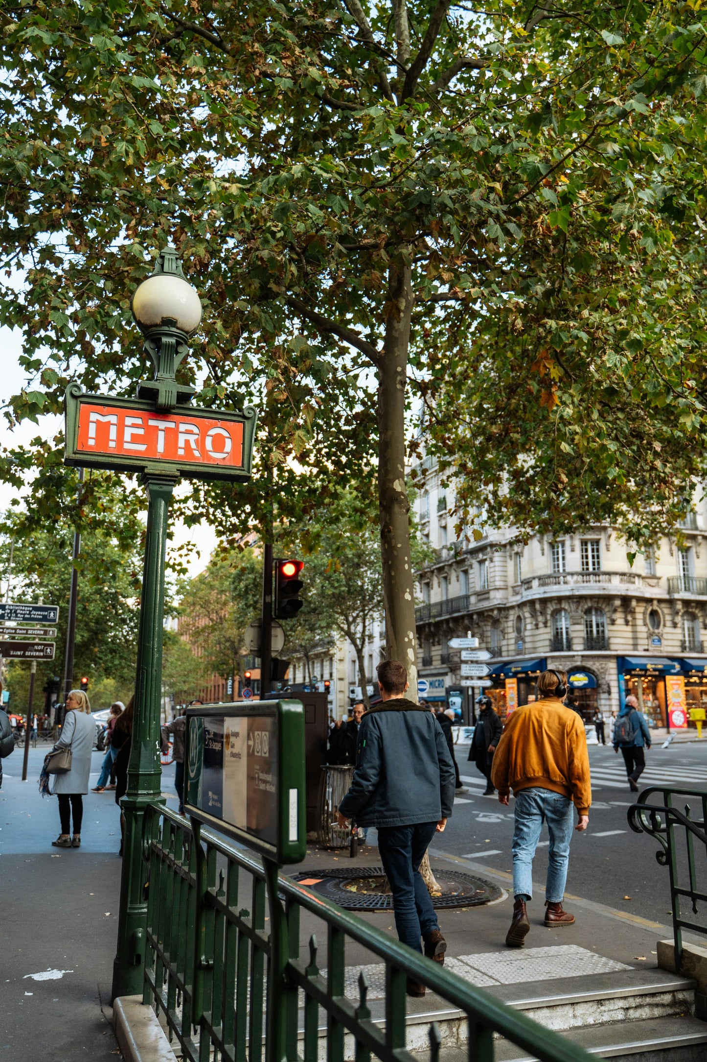 Paris Metro Entrance Poster