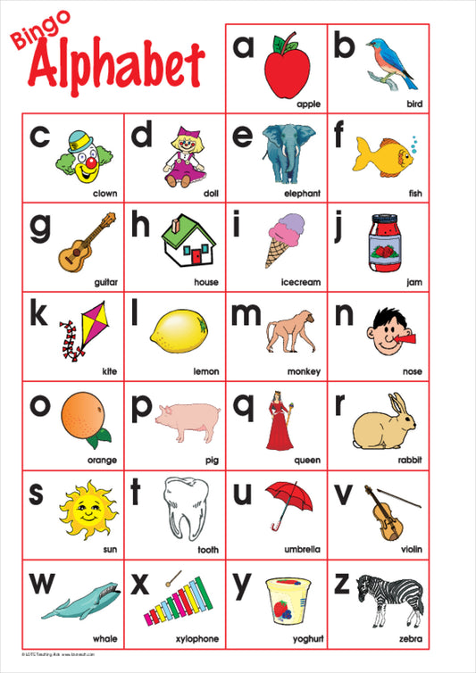 The Alphabet Bingo Game