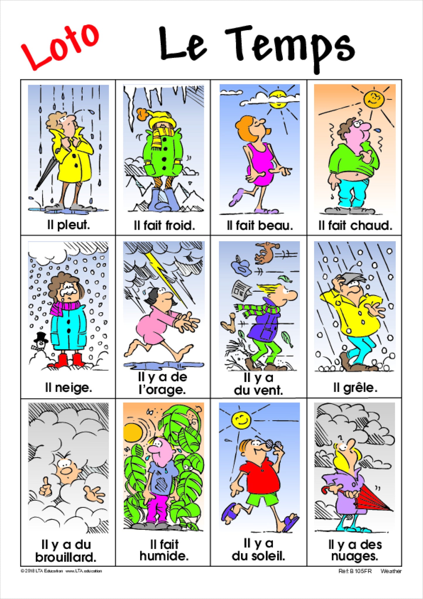 The Weather Bingo Game