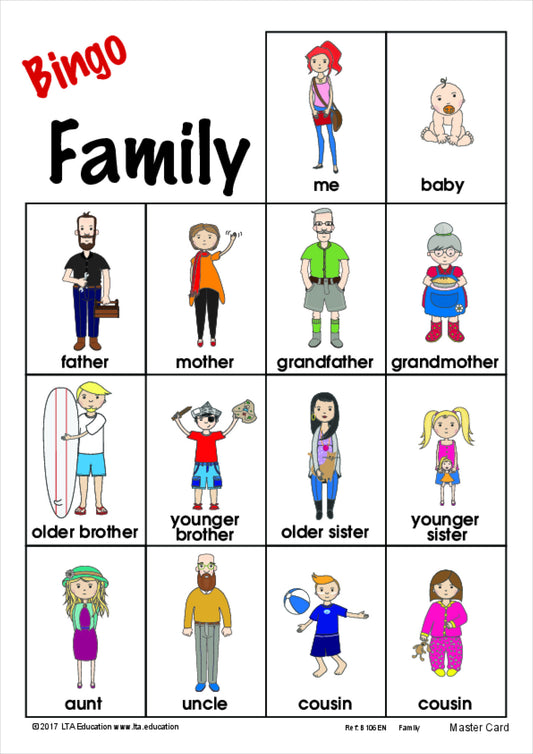 The Family Bingo Game