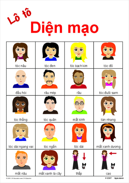 Appearance Bingo Game