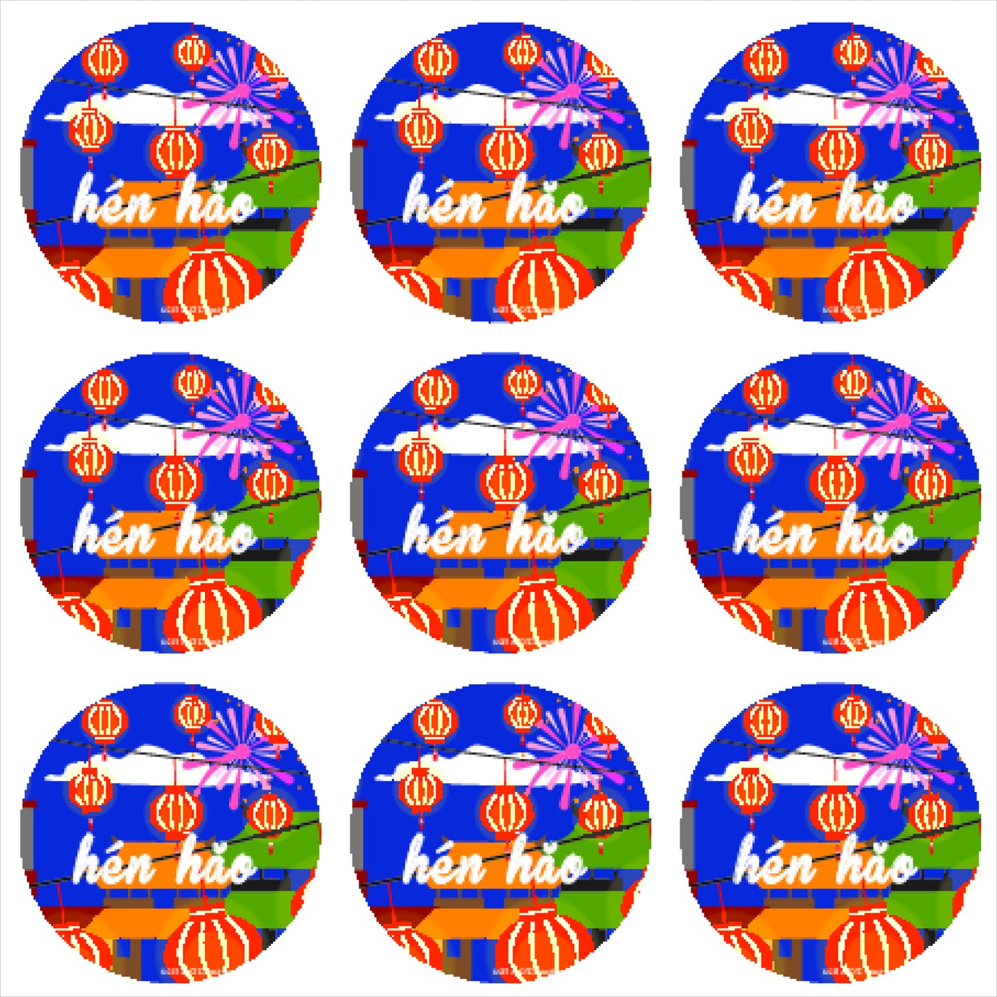 Country Scene Badge