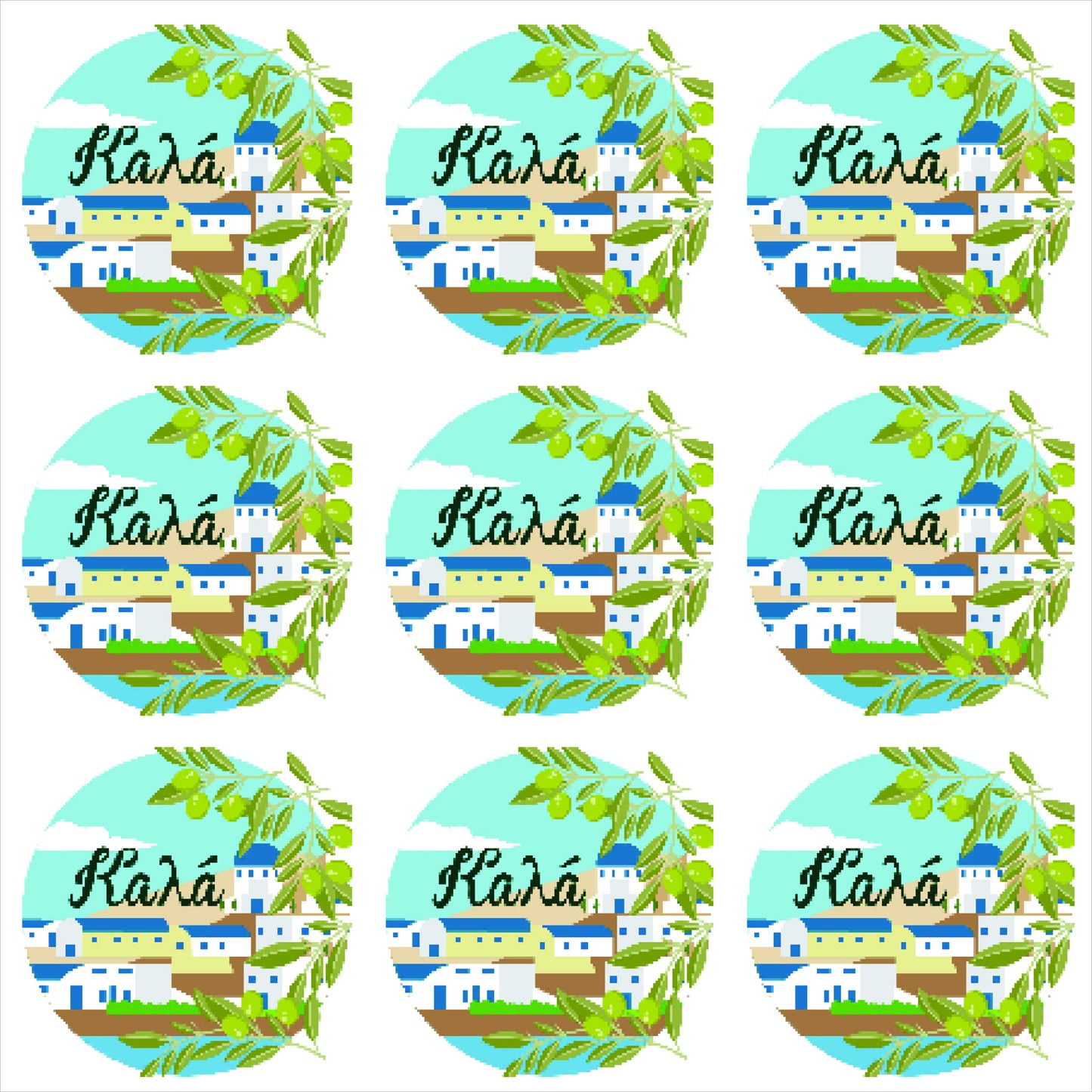 Country Scene Badge