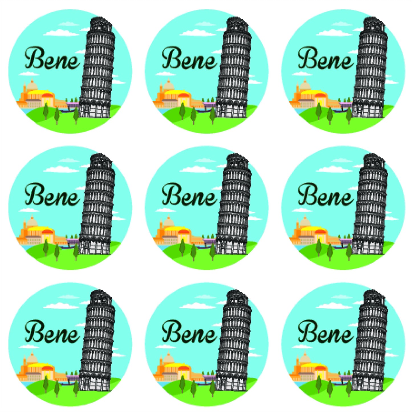 Country Scene Badge
