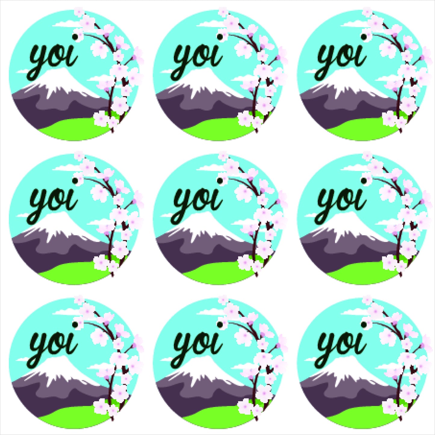 Country Scene Badge
