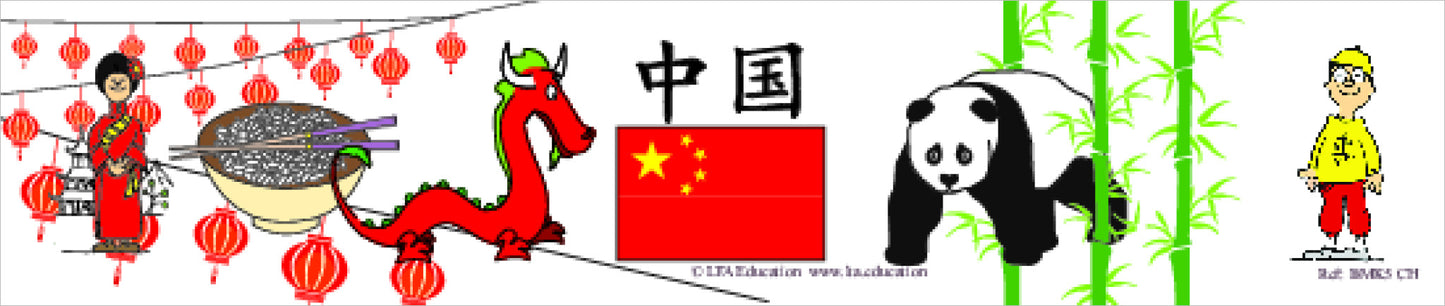 Country Icon Bookmark 5 Pack