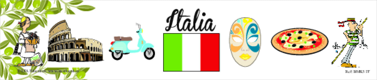 Country Icon Bookmark 5 Pack