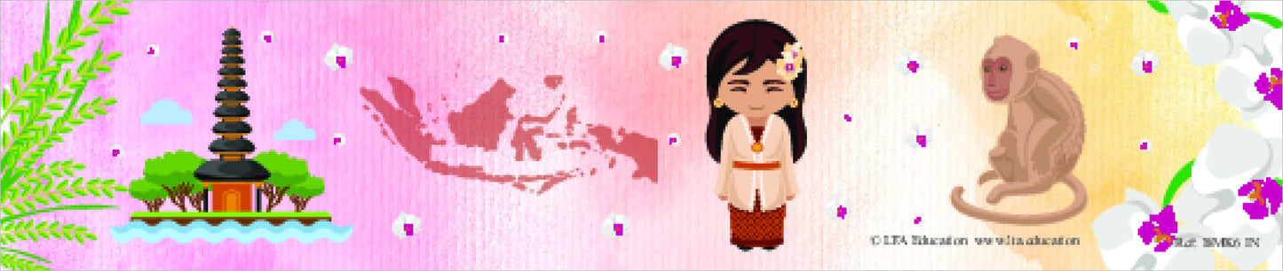 Country Icon Bookmark 6 Pack