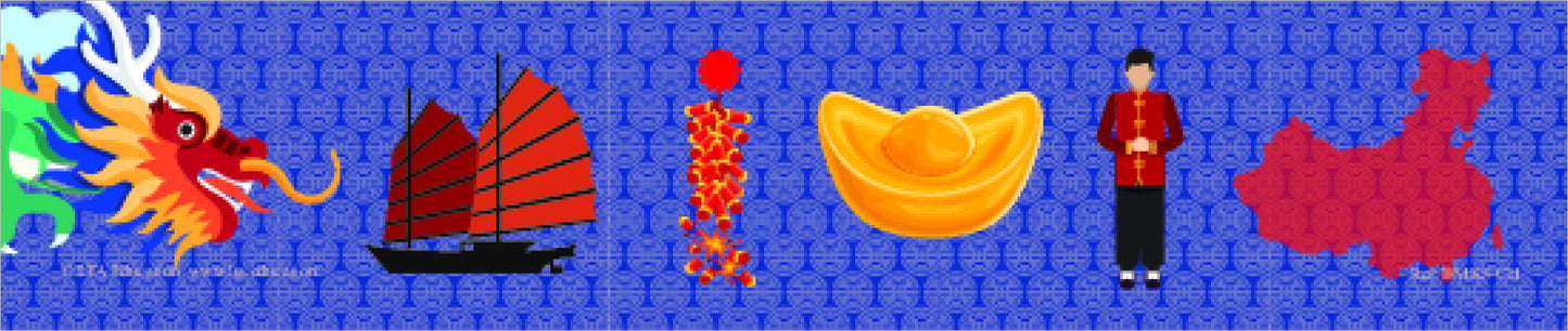 Country Icon Bookmark 8 Pack