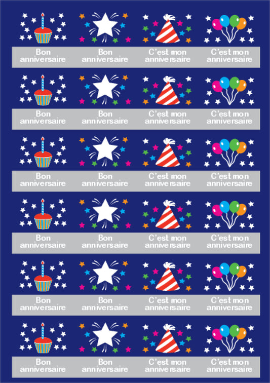 Birthday Stickers 4