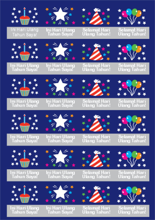 Birthday Stickers 4