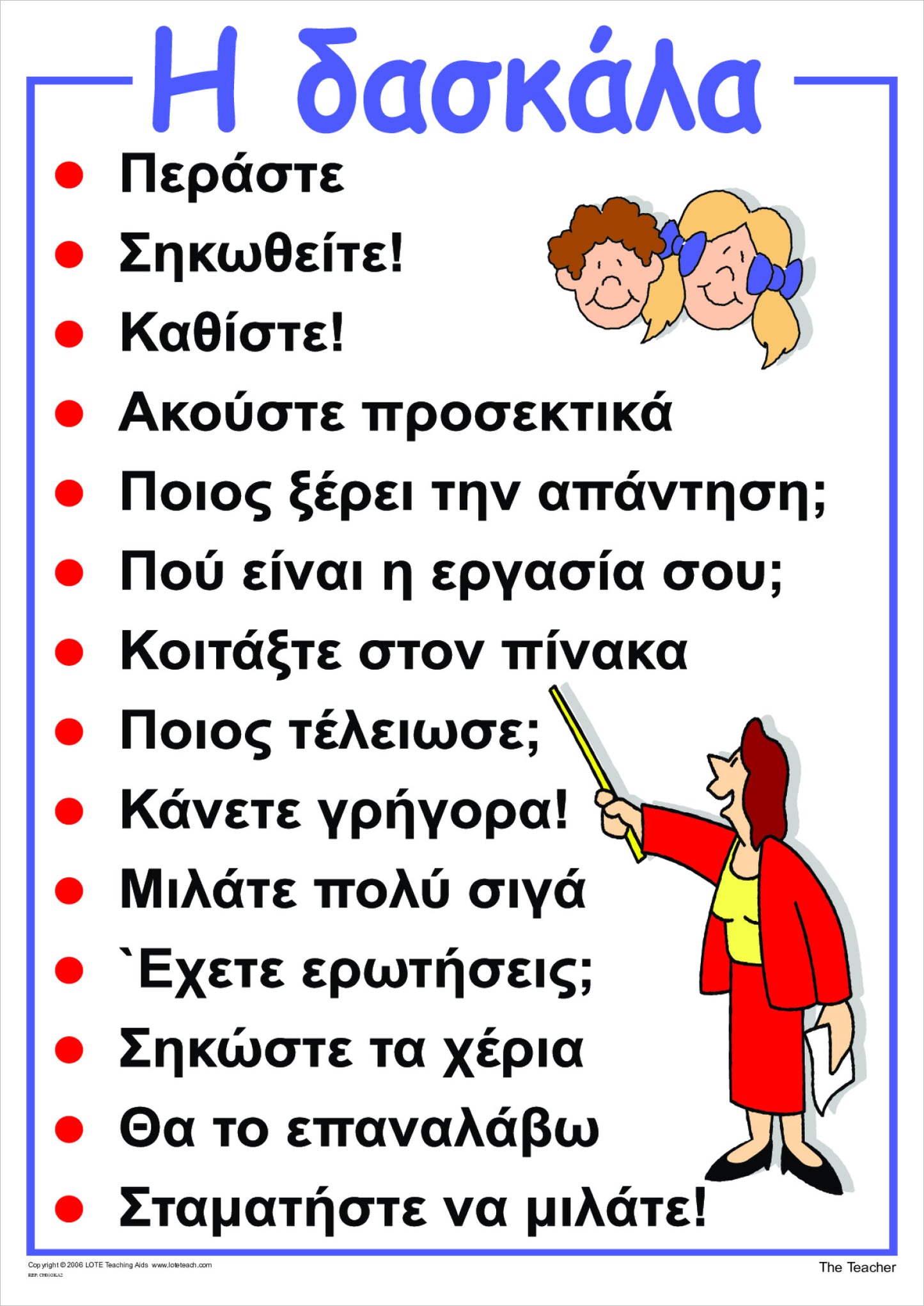 'The Teacher' Chart