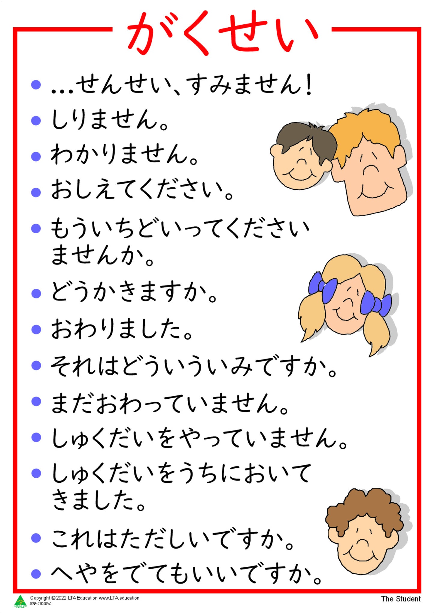 'The Student' Chart