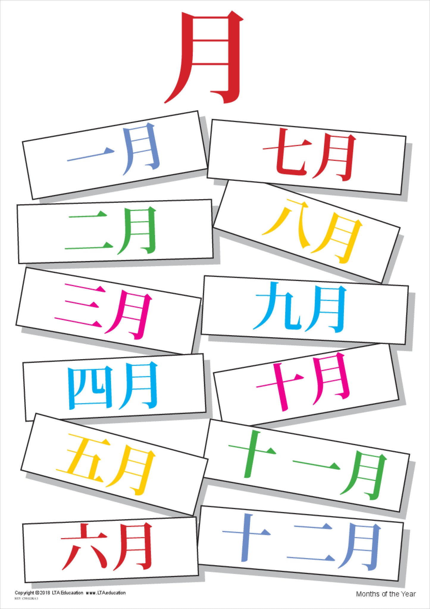 Months of the Year Chart