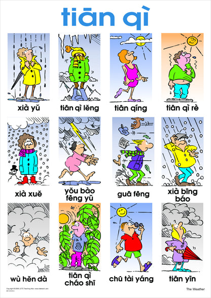 The Weather Vocabulary Chart