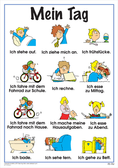 My Day Vocabulary Chart