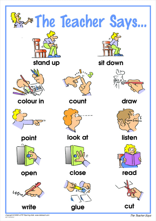 'The Teacher Says' Activity Kit