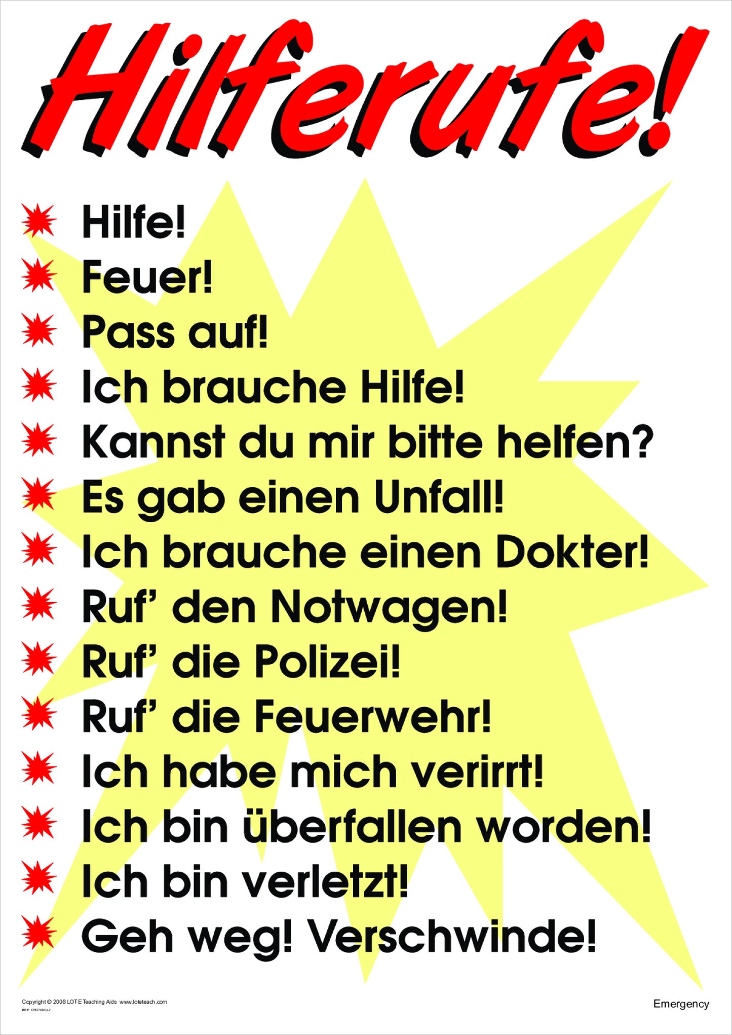 'Emergency!' Chart