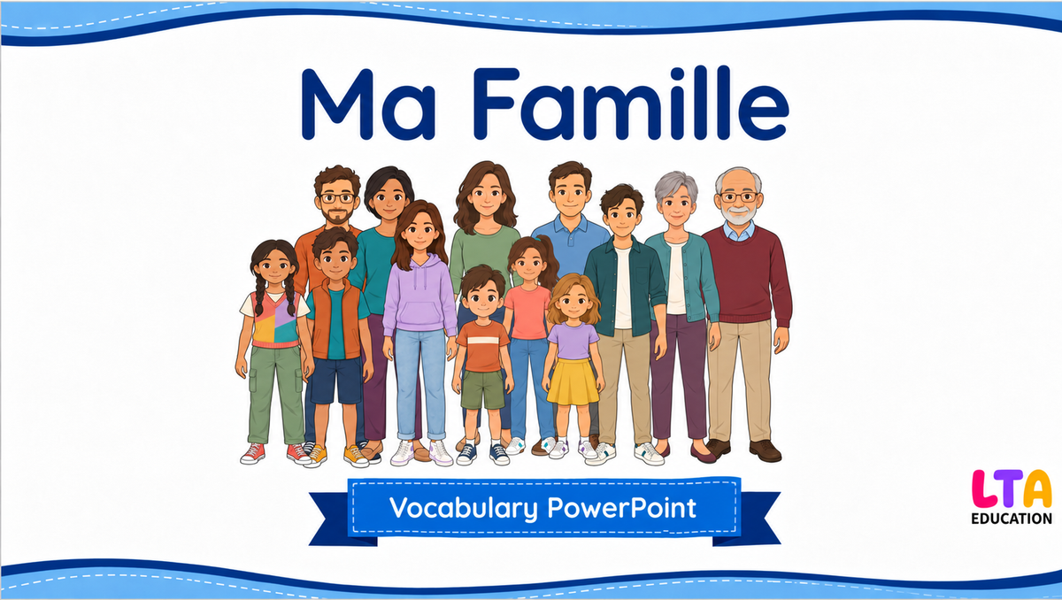 The Family Vocabulary PowerPoint