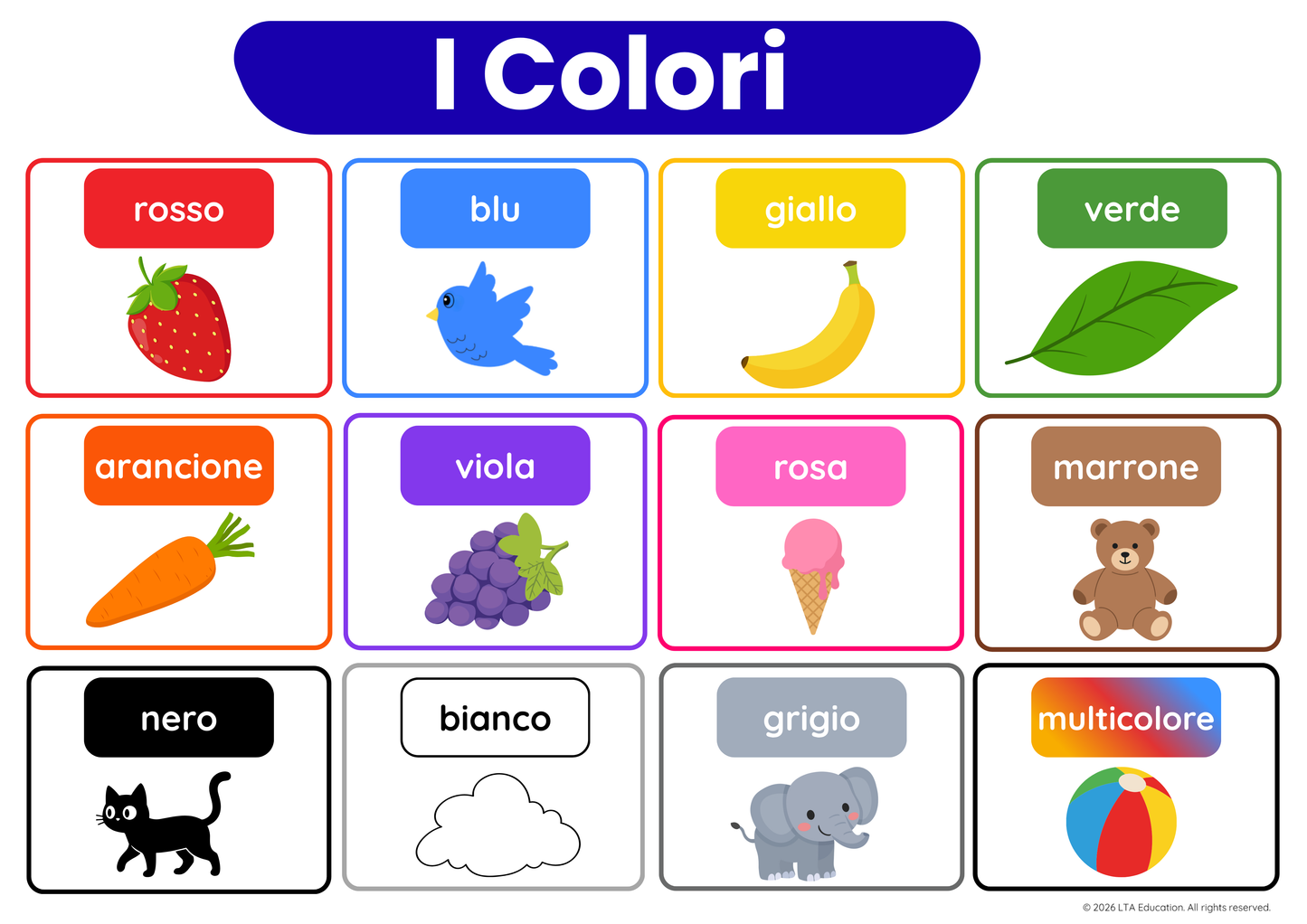 Colours Teaching Resources
