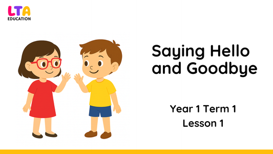 Year 1 French – Term 1 Unit