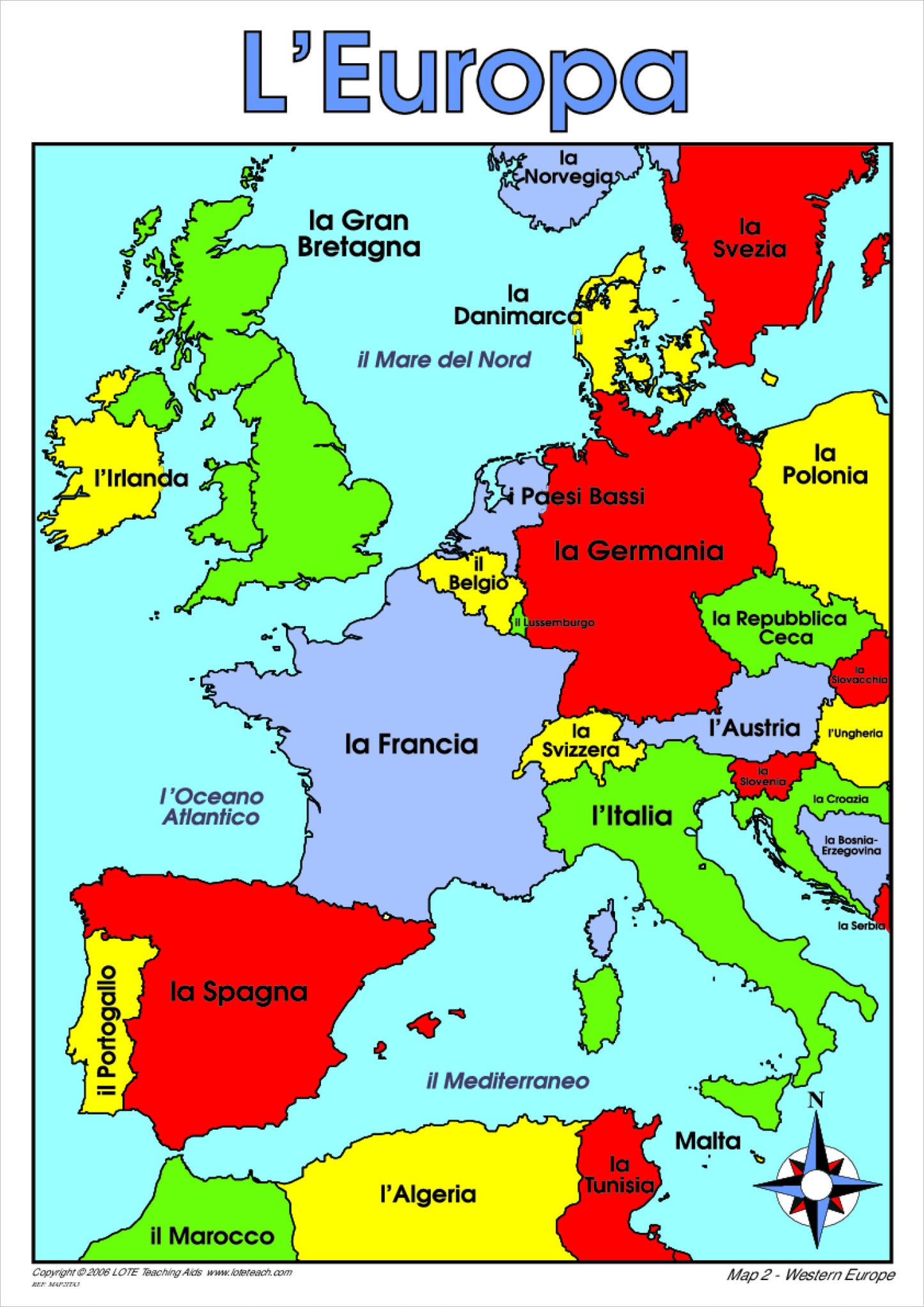 Western Europe Map