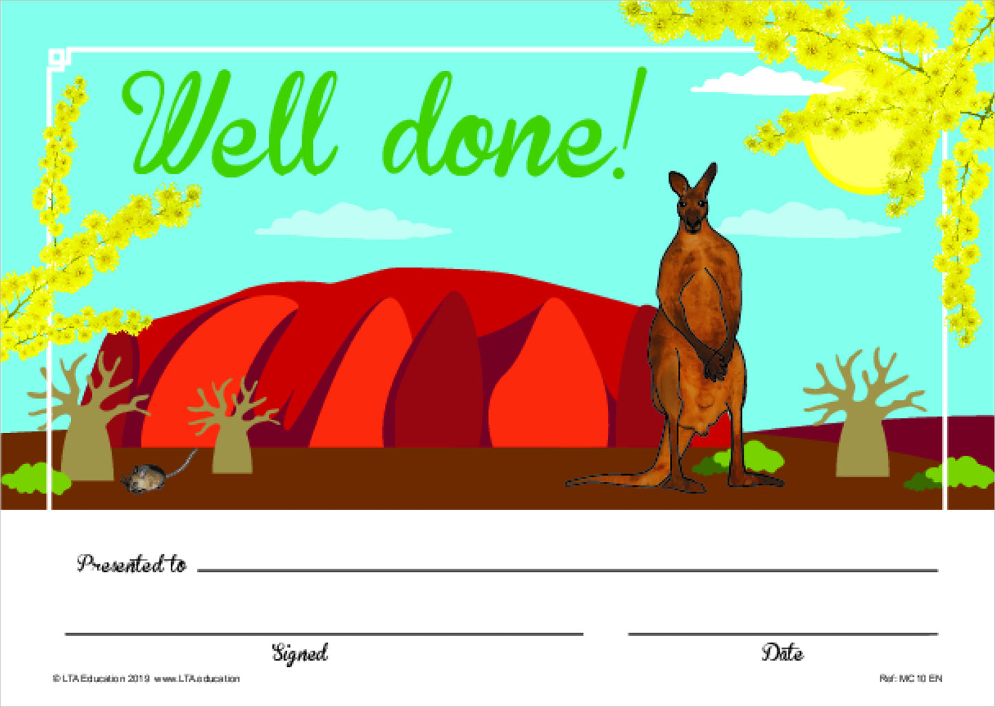 Country Scene Certificate