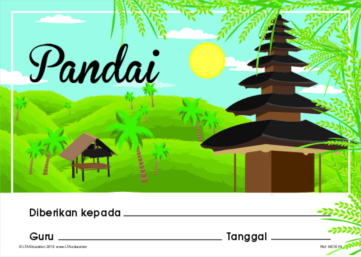 Country Scene Certificate