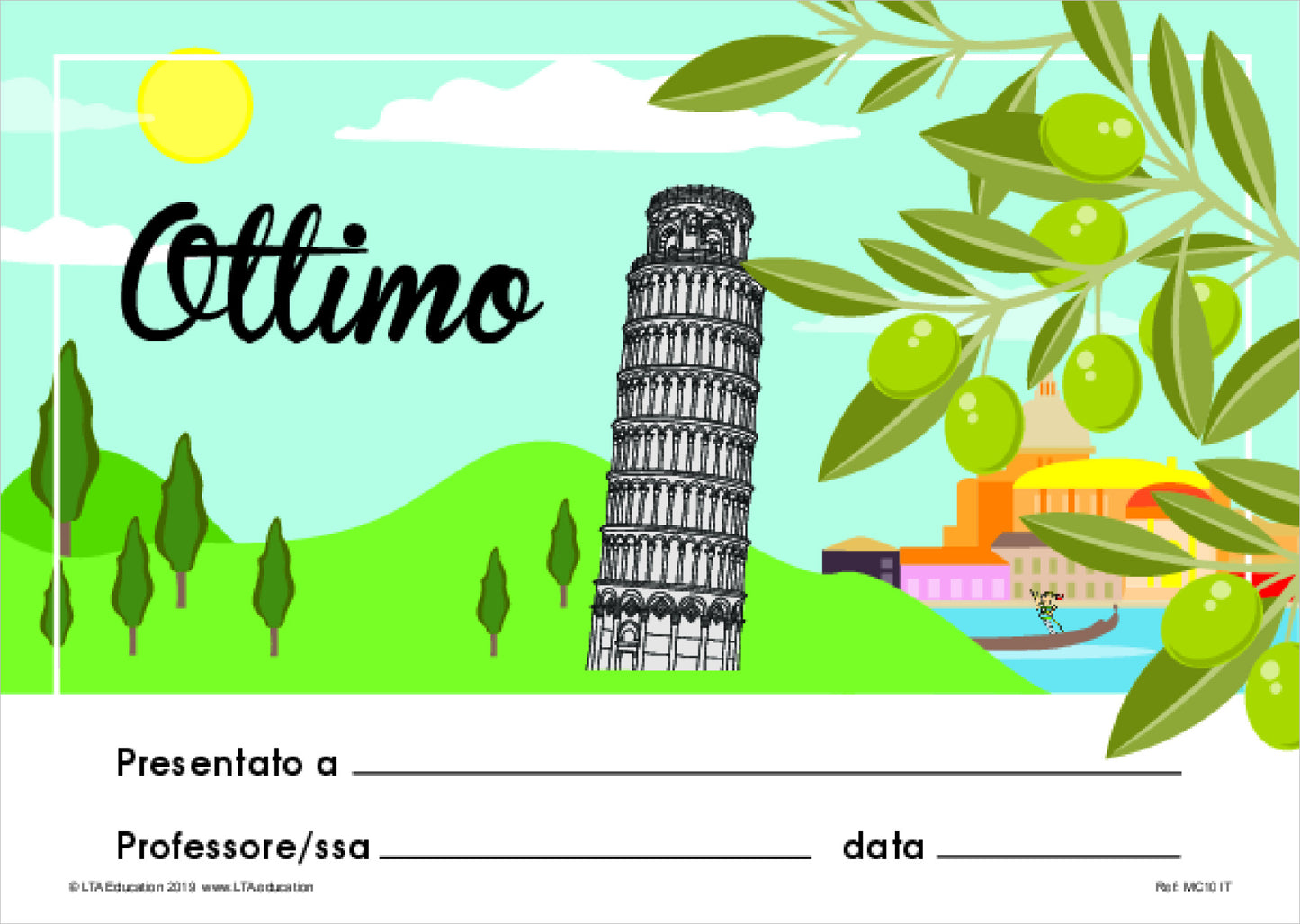 Country Scene Certificate