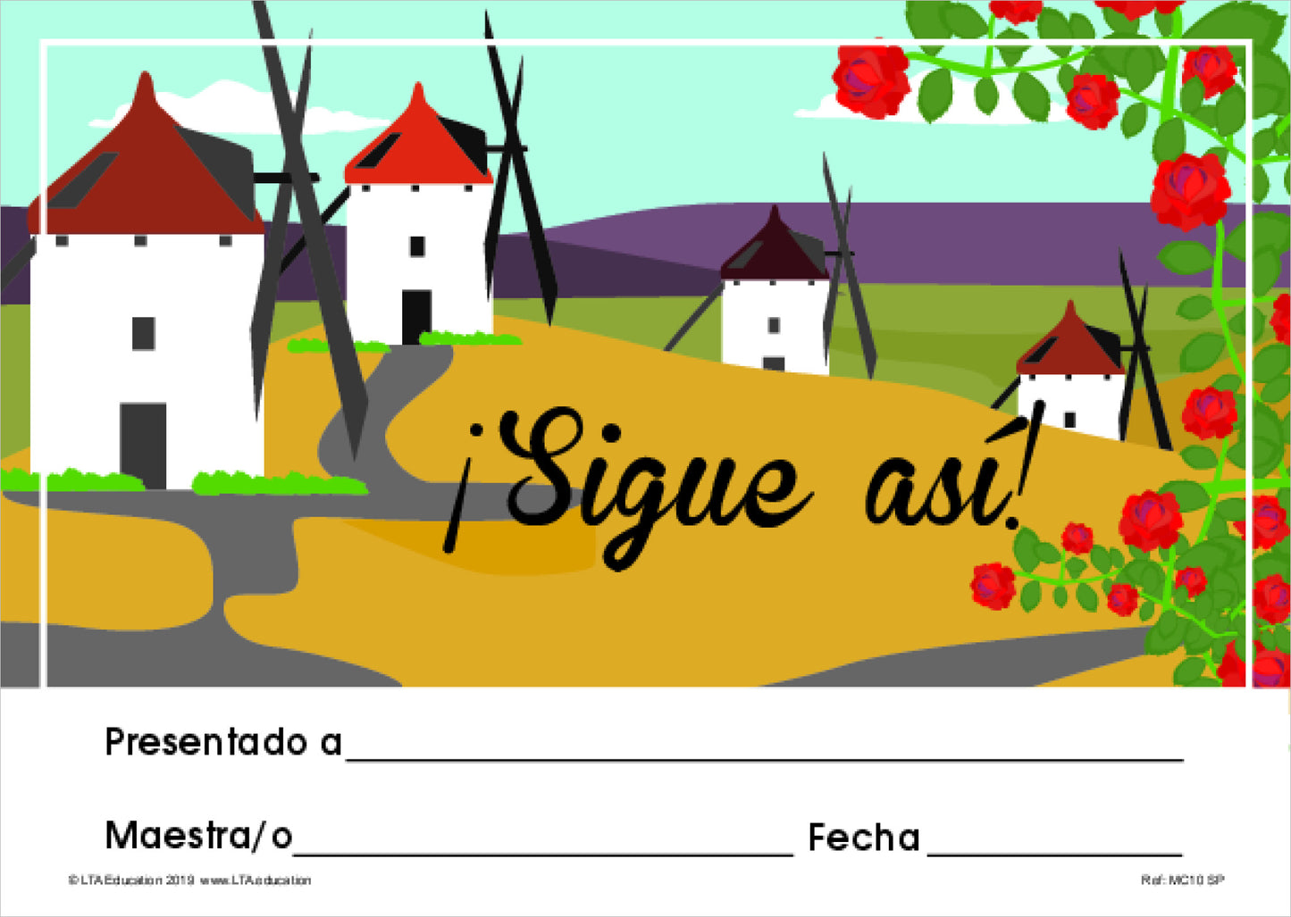 Country Scene Certificate