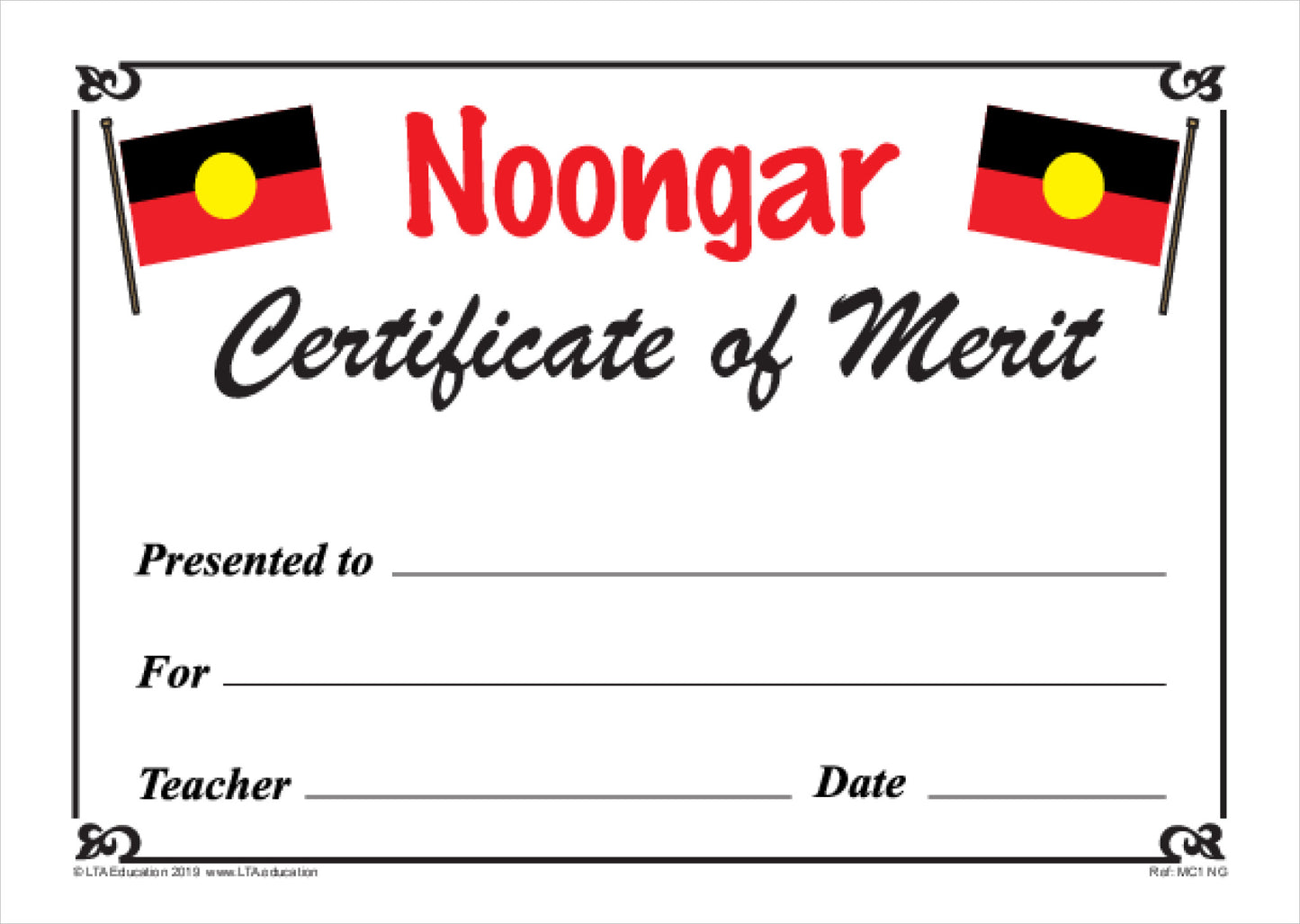 Merit Certificate 1 Pack