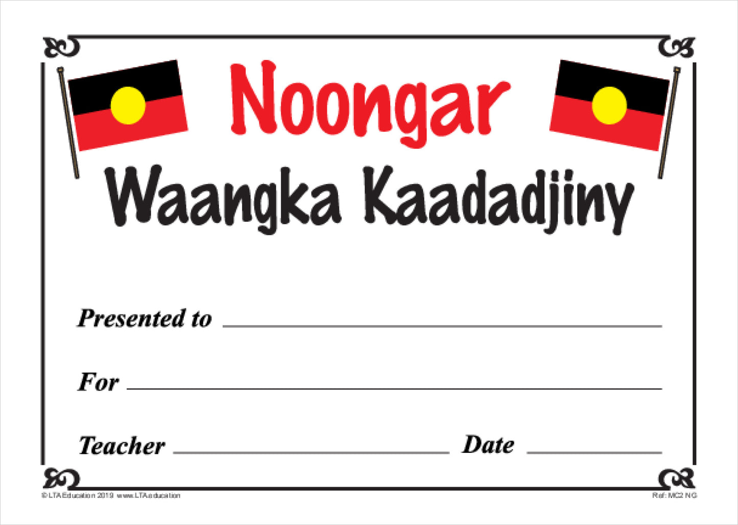 Merit Certificate 2 Pack